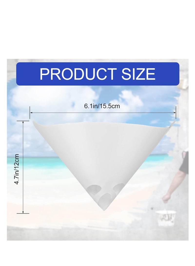 SOLARAE 100 Pcs Paint Strainers, Disposable Paint Filter Resin Filter Cone Paint Filter Screen, with 149 Micro Flow Nylon Mesh, for Automotive Spray, Guns Paint, Art Crafts Painting Projects - Image 3