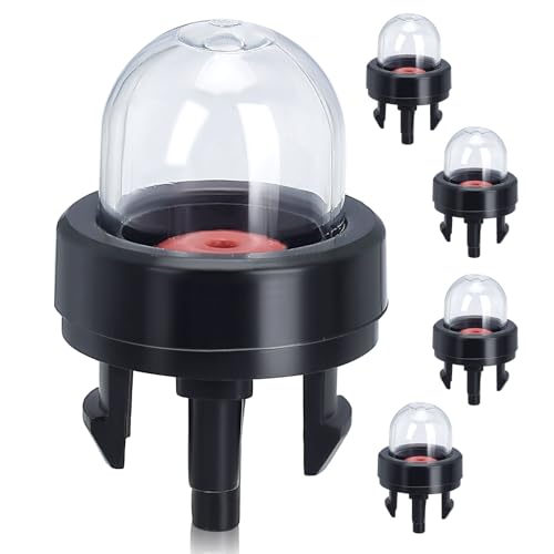Hipa 5 Pack 503936601 Primer Bulbs for Chainsaw Small Engine McCulloch Husqvarna Poulan Echo Ryobi Homelite Chain Saw Trimmer Blower Models Replace 530047721 188-512 Purge Bulb - Image 1