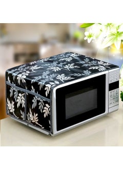 KANUSHI KANUSHI Industries Washable Cotton 1 Pcs Lpg Gas Cylinder Cover 1 Pcs MicrowaveOven Cover CYLMicroBlackSmallLEVS  - Image 2