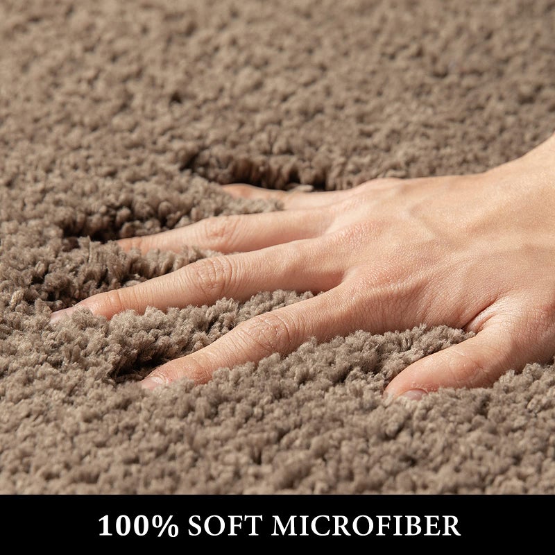 ميولي miulee microfiber poalteet patheet mat u على شكل حرف U سجاد حمام أشعث على شكل حرف U. - Image 3