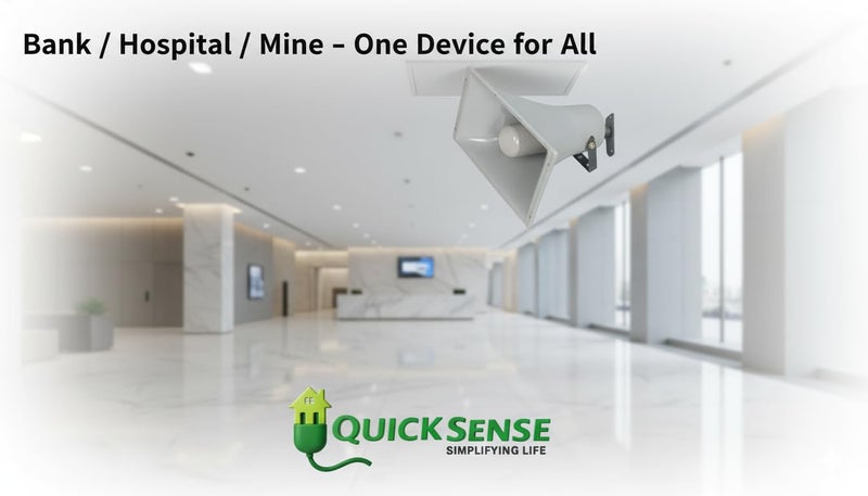 Quick Sense QS-H6 High-Power Electronic Siren | 120dB Ultra-Loud Alarm | 220V AC | Spray-Proof Outdoor Industrial Hooter | Heavy-Duty M.S. Mount - Image 5