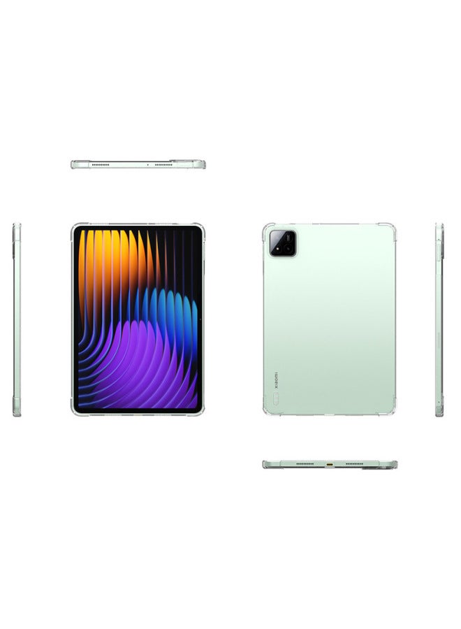 Suitable For Millet Flat 7/7Pro Protective Cover Four-corner Airbag Anti-fall Transparent 11.2 Tpu Soft Case 2024