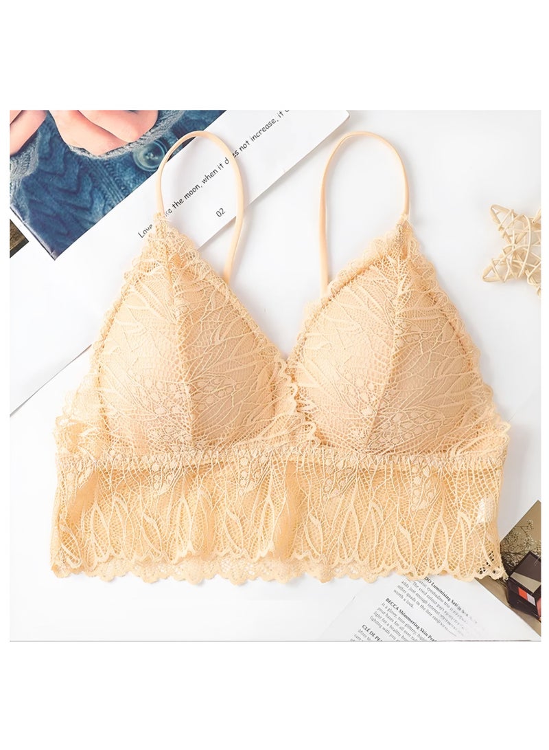 2-Pieces Ladies Lace Tube Top Bra  - Image 2