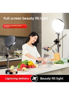 General Full-screen Full-screen Live Light Filling Light Net Red Anchor Beauty Special Light Overhead Frame Desktop Indoor Light-Specification:Full-screen Beauty Lamp + 210cm Floor-standing Overhead Shootin  - Image 3