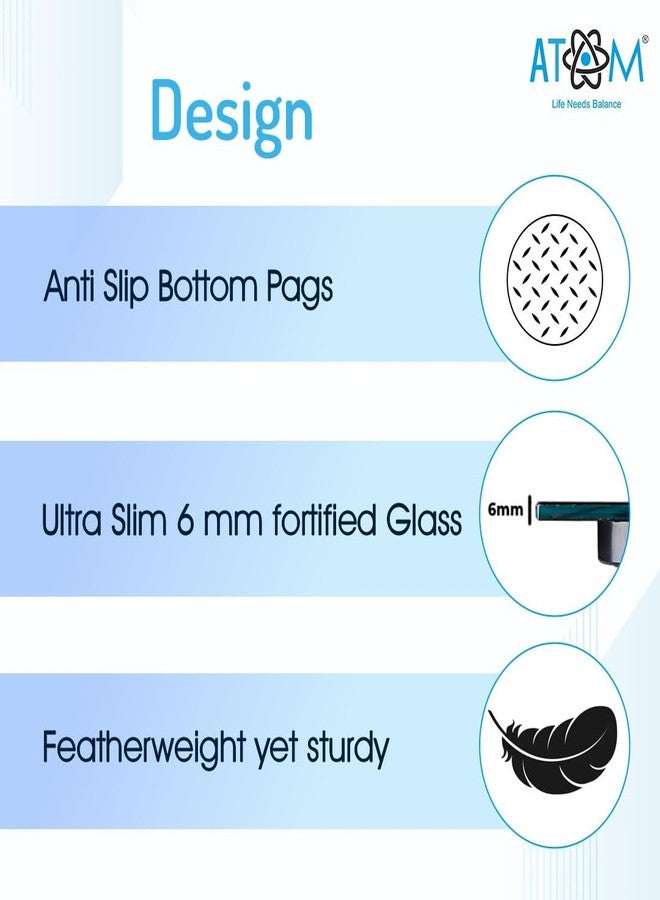 أتوم ميزان أليستون الرقمي الشخصي لوزن الجسم من سلسلة P1 (AL610)، مزود بمخطط مؤشر كتلة الجسم، زجاج مقوى، مستشعرات عالية الدقة، سعة تصل إلى 180 كجم - Image 5