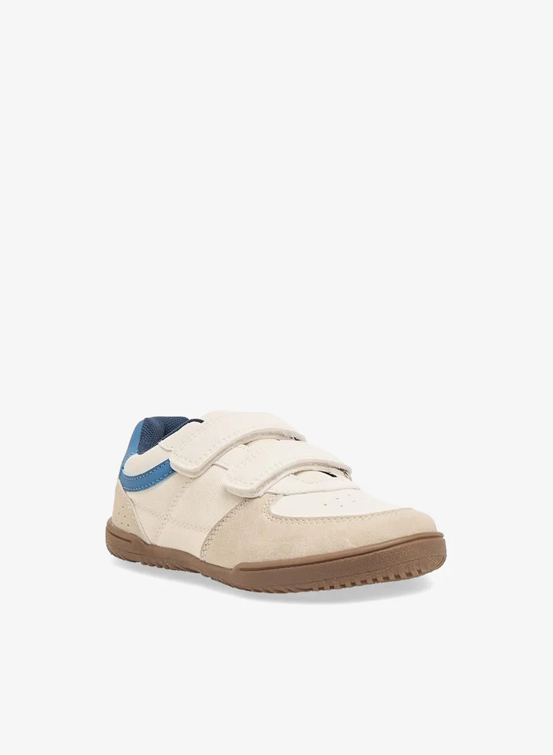 Juniors Boys Hook & Loop Ankle School Sneakers
