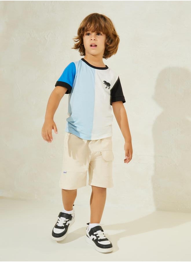 Color Block Round Neck T-Shirt - pzsku/Z1B71A9B5640FE2237A11Z/45/_/1720199334/15d5140e-1c29-4686-a177-388624e1ae48