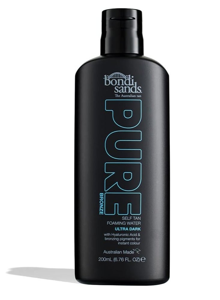 Bondi Sands Pure Bronze Ultra Dark Self Tan Foaming Water 200mL - Image 1