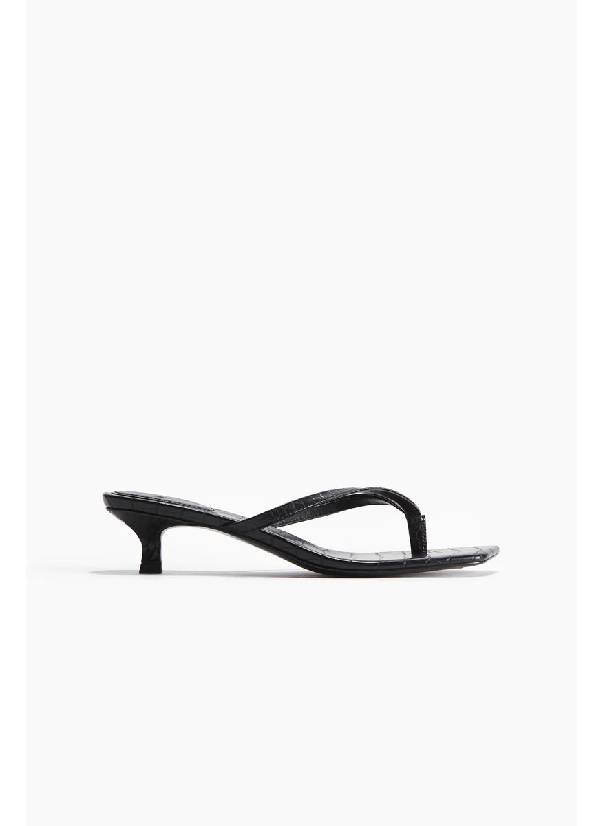 H&M Kitten-Heeled Sandals