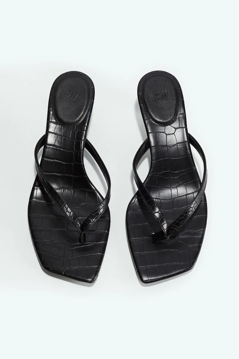 H&M Kitten-Heeled Sandals