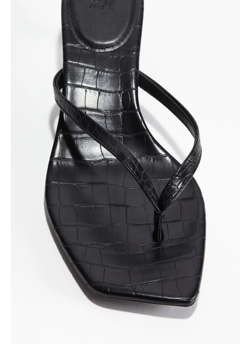 H&M Kitten-Heeled Sandals