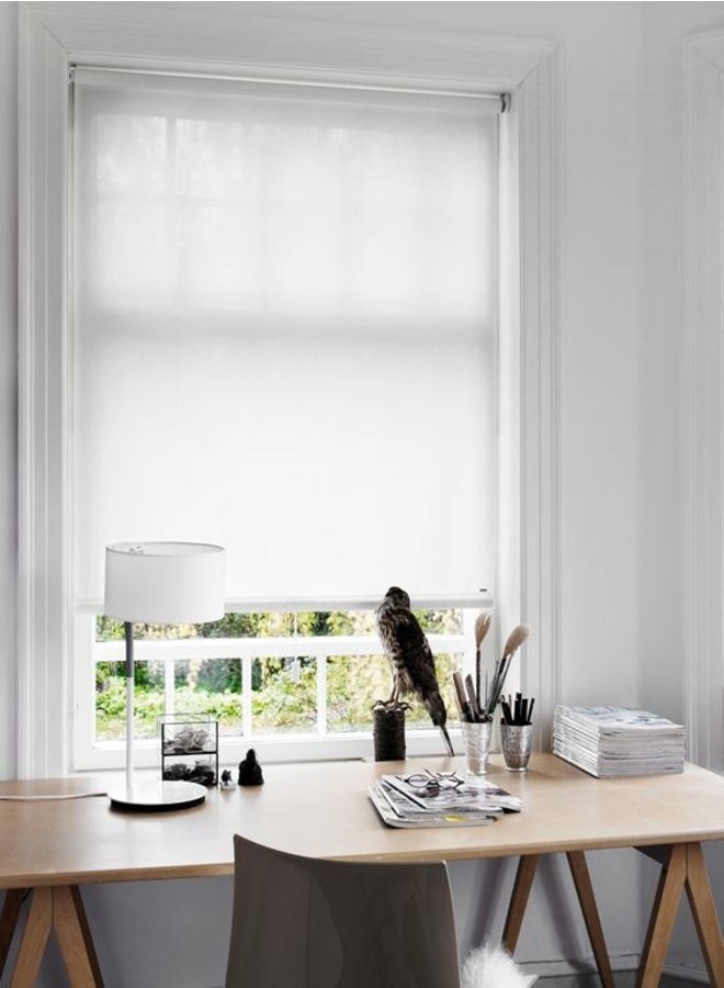 بانيكس  ستائر صن اسكرين ابيض  125W x 125H cm  - Image 1