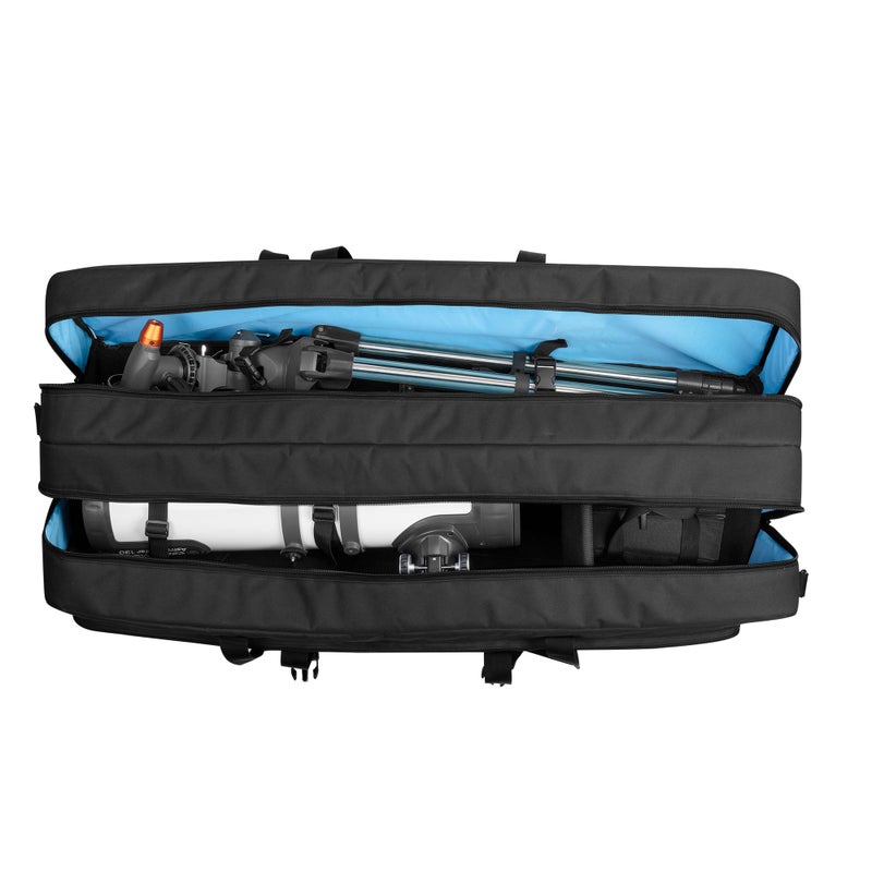 samdew samdew Double-layer Telescope Bag & Case, 103.6cm Padded Telescope Carry Case Compatible with Celestron Telescope, Bag for Astronomical Telescope & Tripod, Bonus Accessories Bag & Shoulder Strap  - Image 1