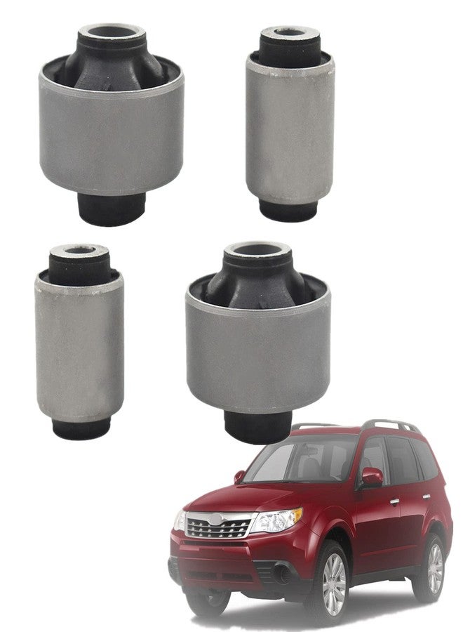 SEBLAFF طقم جلبة ذراع التحكم السفلي الأمامي من SEBLAFF، مكون من 4 قطع، بديل لسيارات XV Impreza Legacy Forester 20204AG011 20204AJ000 - Image 1