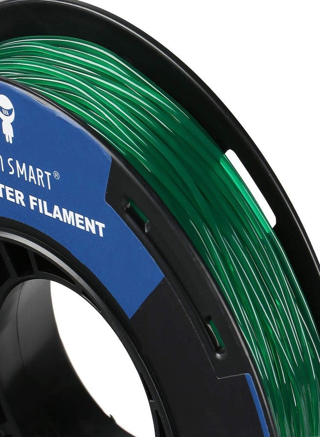 ساين سمارت خيوط طباعة ثلاثية الأبعاد مرنة من مادة TPU من SainSmart، لون أخضر داكن، قطر 1.75 مم، وزن 250 غرام، لون شفاف، دقة الأبعاد ± 0.05 مم - Image 3