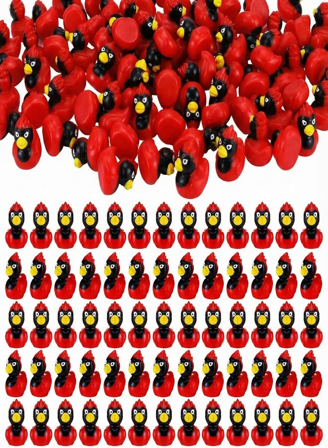 Arrowbash 100 Pcs Mini Resin Christmas Cardinal Duck Tiny Miniature Figurines Duck Figures for Micro Landscape Garden Potted Christmas Decor Home Landscape Garden Accessories Favors Adults DIY - Image 1
