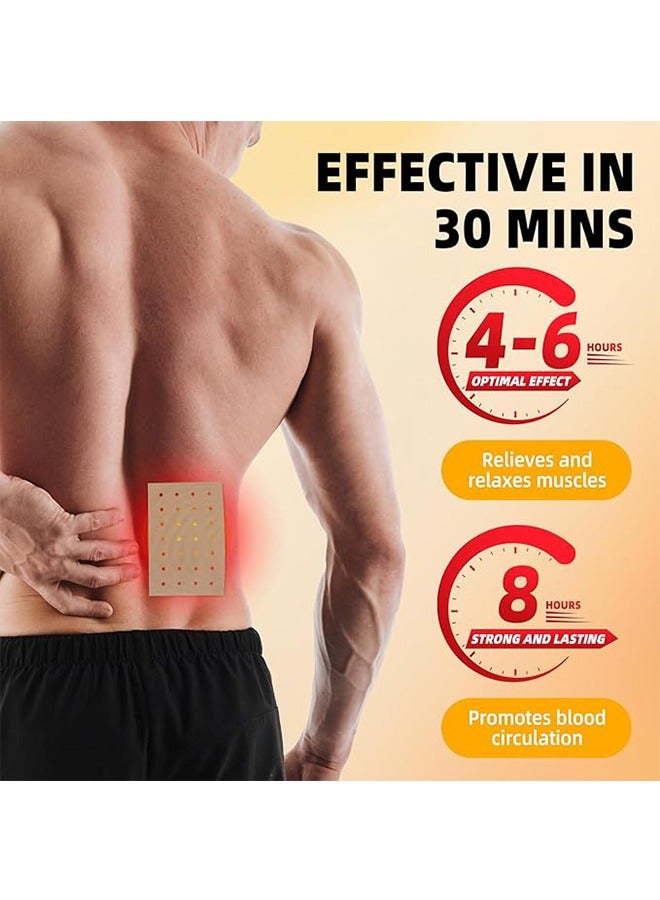 Sumifun 40Pcs Chinese Red Tiger Plaster, Back Patch Ultra Strength Heat Patches for Muscle Joint of Knee Neck Shoulder 5 Packs 8 Each - Image 4