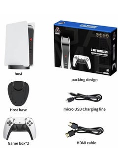 XIPH 4K Built-in 15000 Games 2.4G Wireless Controller 9 Simulators HDMI Double Joystick Built-in Stereo for Handle Game Console  - Image 1