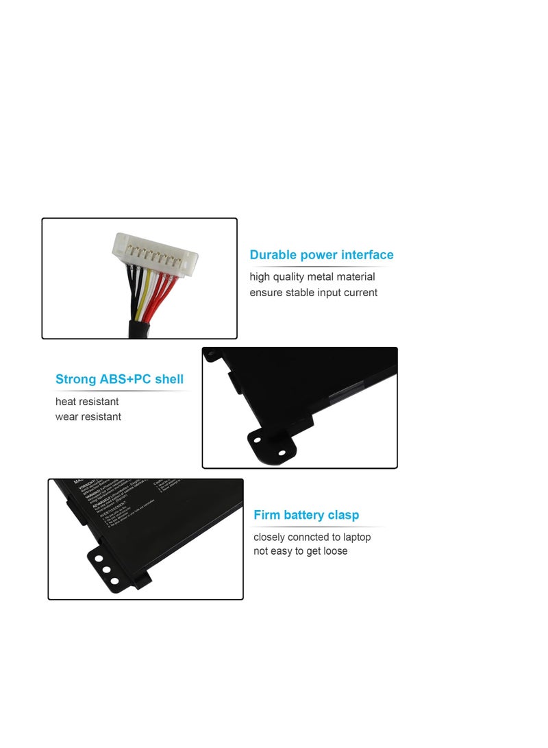 Terabyte بطارية لابتوب B31N1637 C31N1637 لأجهزة Asus VivoBook 15 S15 X510 X510U X510UA X510UN X510UF X510UQ X510UR X510UAR S510 S510U S510UF S510UN S510UR S510UA F510 F510U F510UA F510UQ F510QA - Image 3