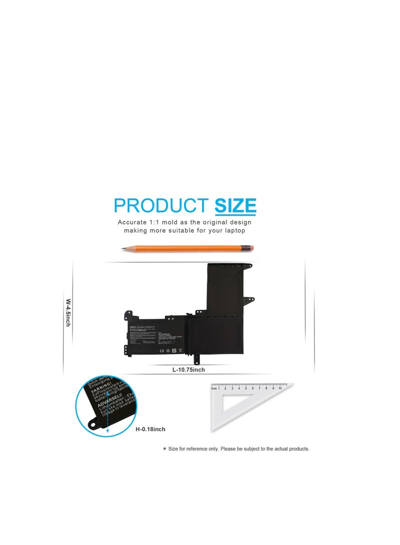 Terabyte بطارية لابتوب B31N1637 C31N1637 لأجهزة Asus VivoBook 15 S15 X510 X510U X510UA X510UN X510UF X510UQ X510UR X510UAR S510 S510U S510UF S510UN S510UR S510UA F510 F510U F510UA F510UQ F510QA - Image 4