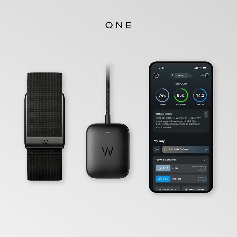 Whoop 5.0 CoreKnit Jet Black One is a smart bracelet - Image 2