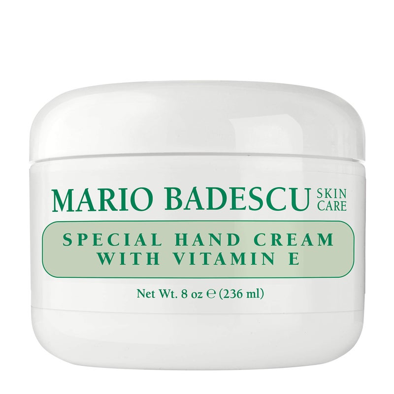 Mario Badescu Special Hand Cream with Vitamin E for Men and Women, Non-Greasy, Light and Fast-Absorbing Hand Cream for Dry Cracked Hands, Ideal for All Skin Types, 8 Oz - Image 1