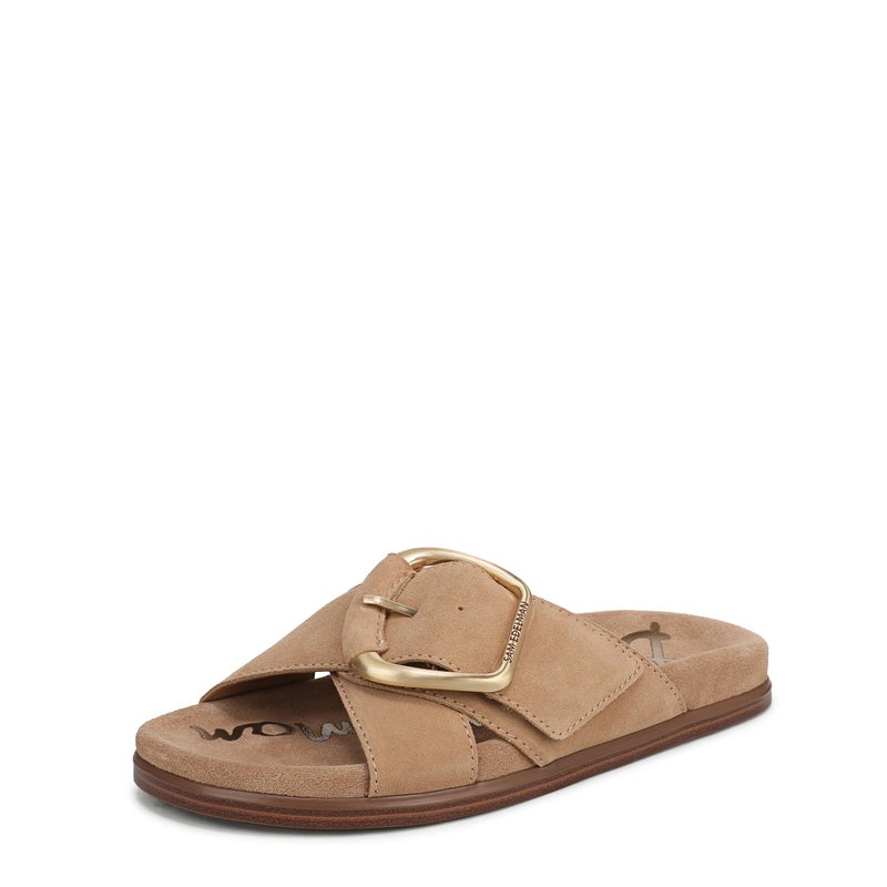Sam Edelman Women's Darla Slide Sandal, Cyprus Tan, 9 - Image 1
