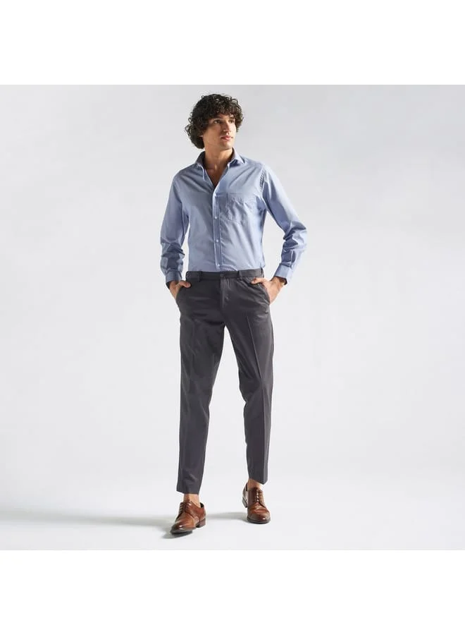 Splash FAV Checked Shirt with Chest Pocket and Long Sleeves