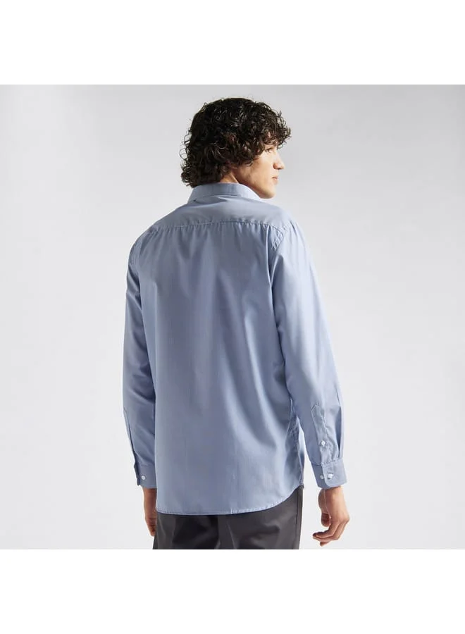 Splash FAV Checked Shirt with Chest Pocket and Long Sleeves