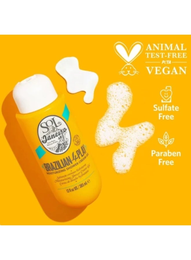 Sol de Janeiro Brazilian 4 Play Moisturizing Shower Cream-Gel 385ml – Hydrating Body Wash, Creamy Cleanser for Soft Smooth Skin, Nourishing & Sulfate-Free - Image 3
