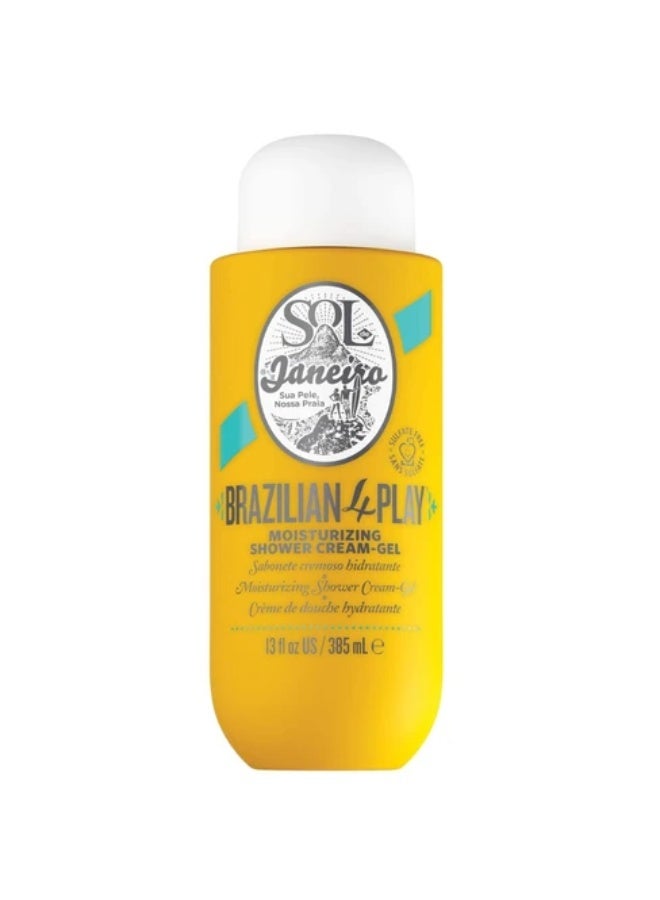 Sol de Janeiro Brazilian 4 Play Moisturizing Shower Cream-Gel 385ml – Hydrating Body Wash, Creamy Cleanser for Soft Smooth Skin, Nourishing & Sulfate-Free - Image 1