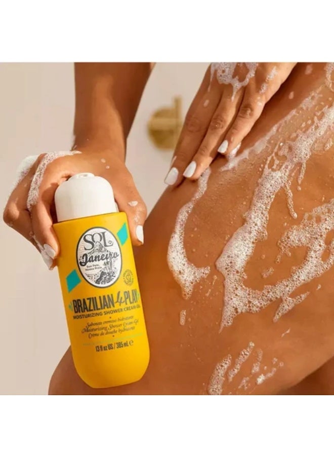 Sol de Janeiro Brazilian 4 Play Moisturizing Shower Cream-Gel 385ml – Hydrating Body Wash, Creamy Cleanser for Soft Smooth Skin, Nourishing & Sulfate-Free - Image 2