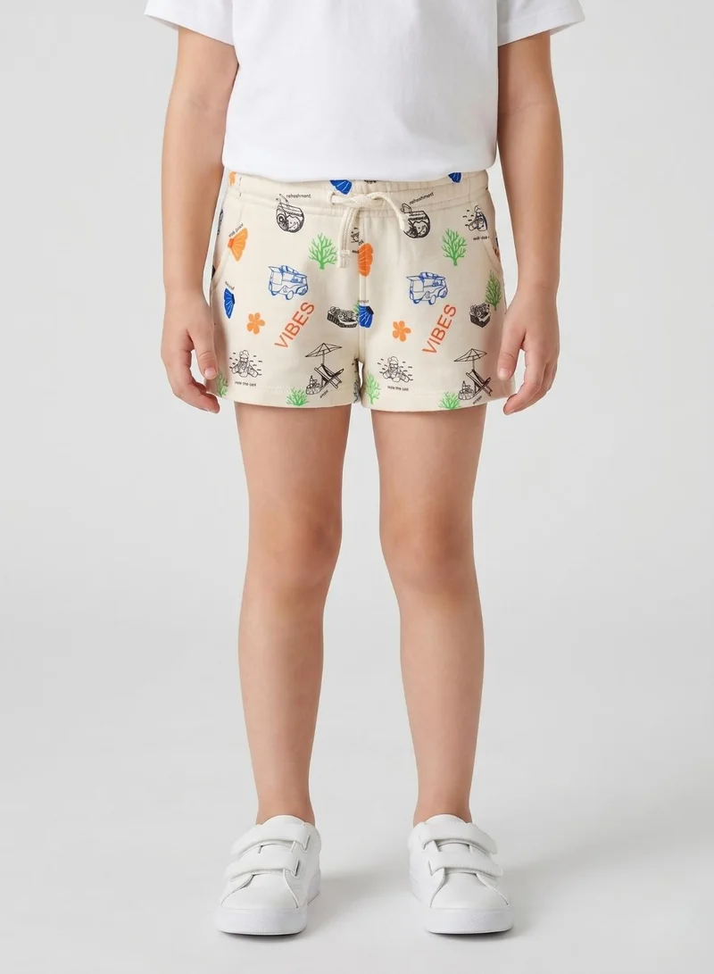بيبي كلو Under the Sea All Over Print Shorts - Multicolor