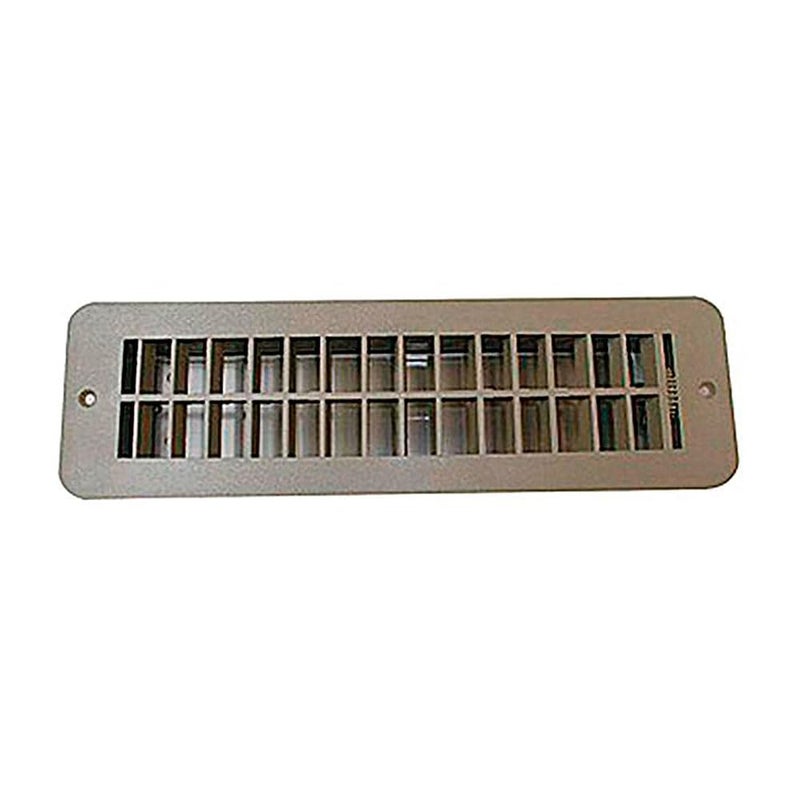 RV Designer H860 Plastic Floor Register with Damper 12 inch x 312 inch Tan Interior Hardware
