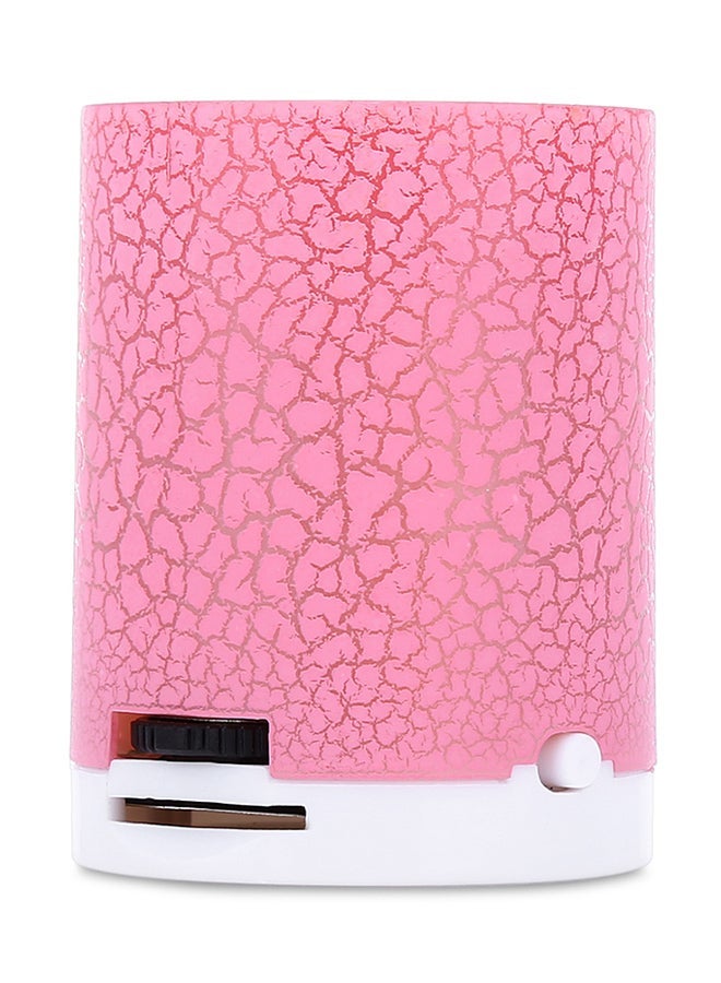 NIBEMINENT Crack Pattern Portable MP3 Player With Flash LED Light HQ-NO8536502 Pink  - Image 1
