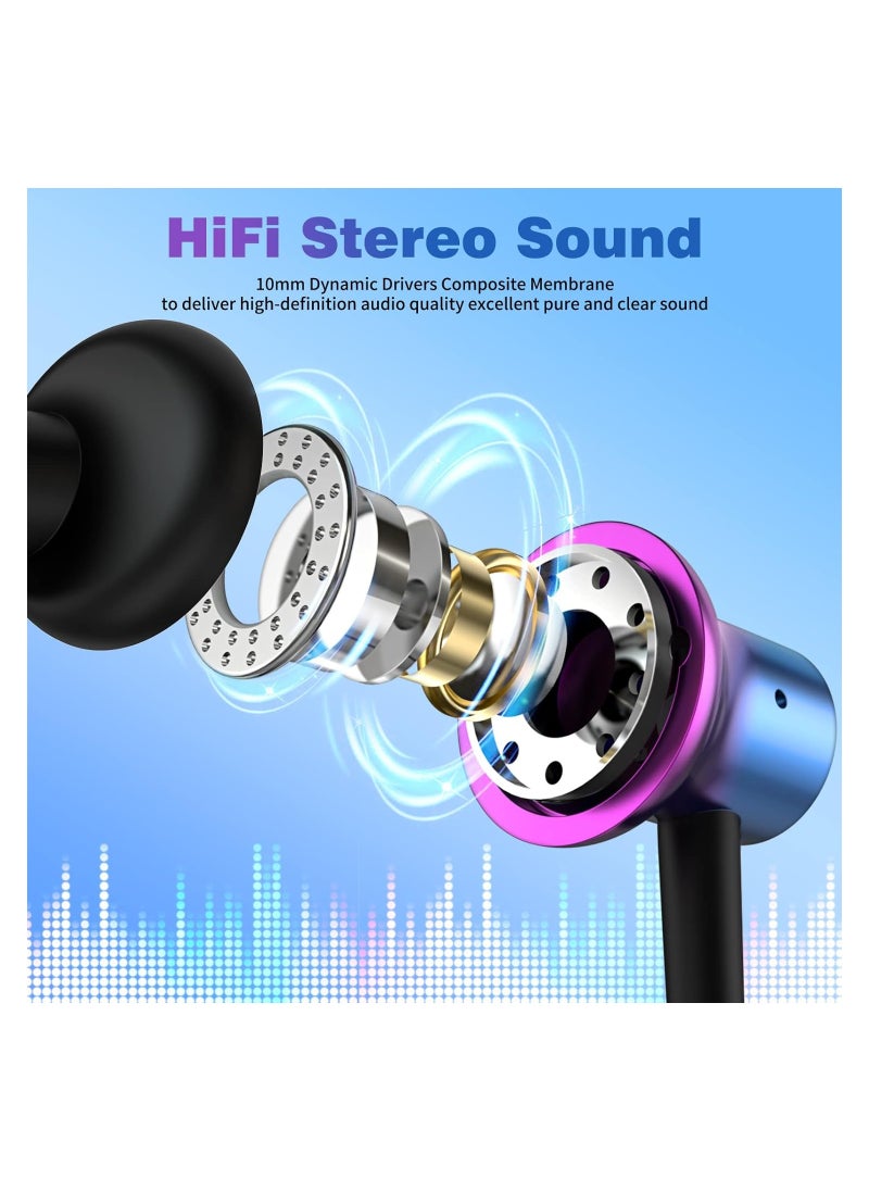 Generic USB-C Wired Earbuds for iPhone 15 Pro Max, iPad Mini 6, Samsung Galaxy S23 FE, S22 Ultra, S21, S20, A54, Flip5, Pixel 8, 7, OnePlus - Magnetic Noise Isolation In-Ear Headset with Mic.  - Image 2