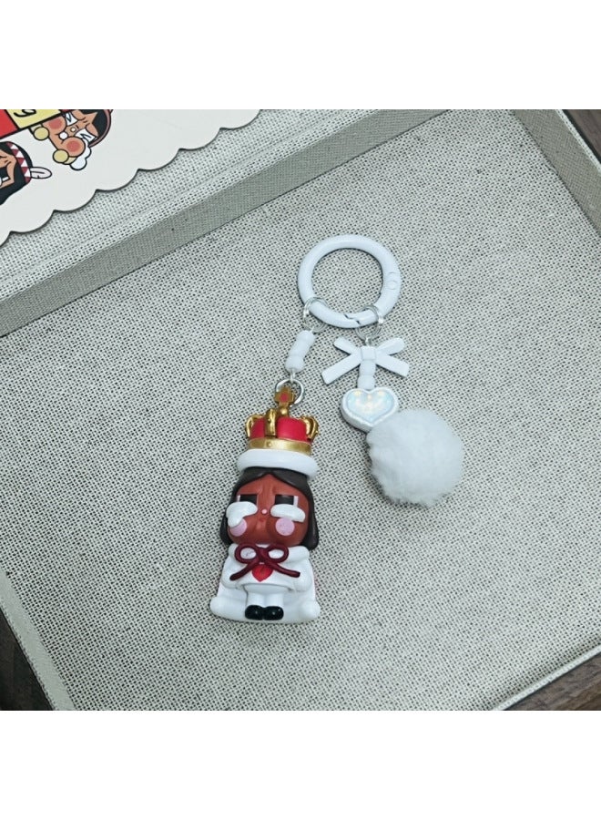 Genuine Crybaby Cry Baby Flying Little Police Series Bag Pendant Pendant Car Keychain Trendy Play Gift-Color:Crying Baby Furry-Height:Change Baby Cute Grains About 4 Cm Keychain With Small Drip Flow  - Image 5