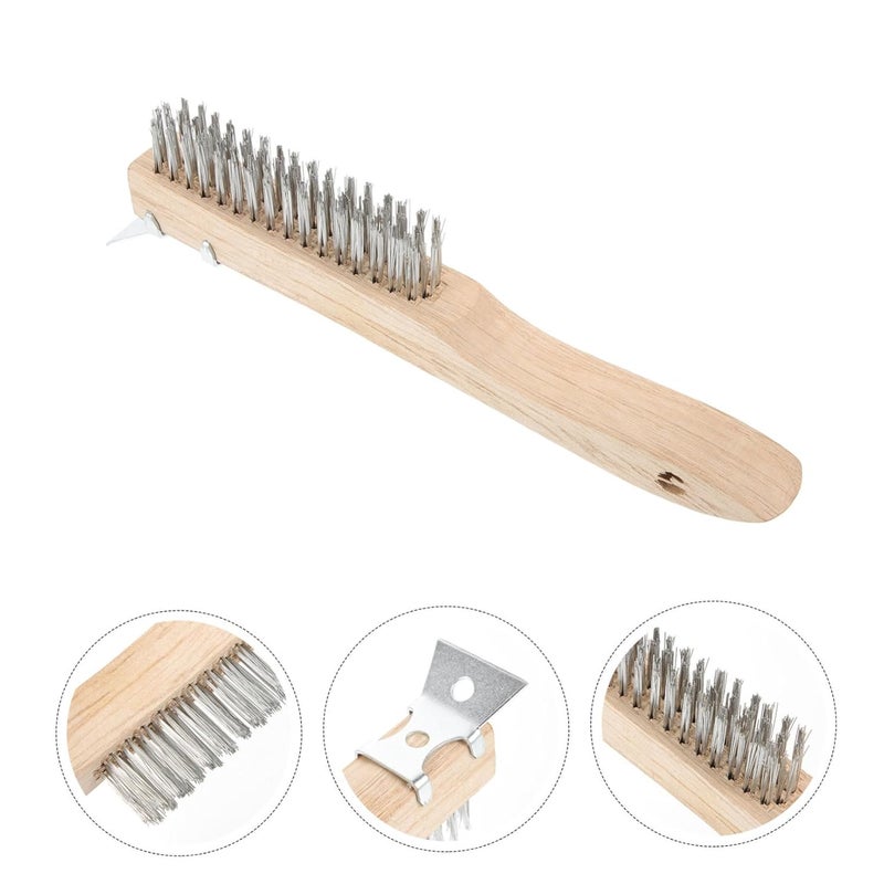 أداة DIY لإزالة الطلاء بفرشاة سلك معدني مقاس 4 بوصات للتنظيف - Image 5