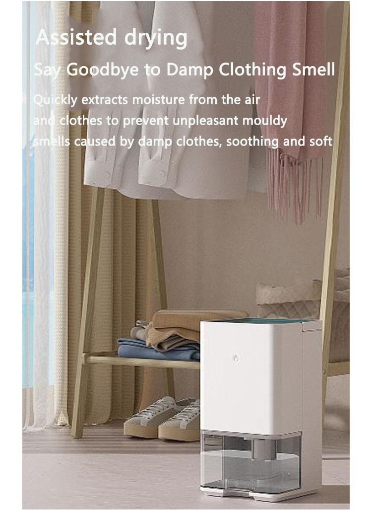 Arabest Dehumidifier Home Basement Small Dehumidifier Dehumidifier White  - Image 3