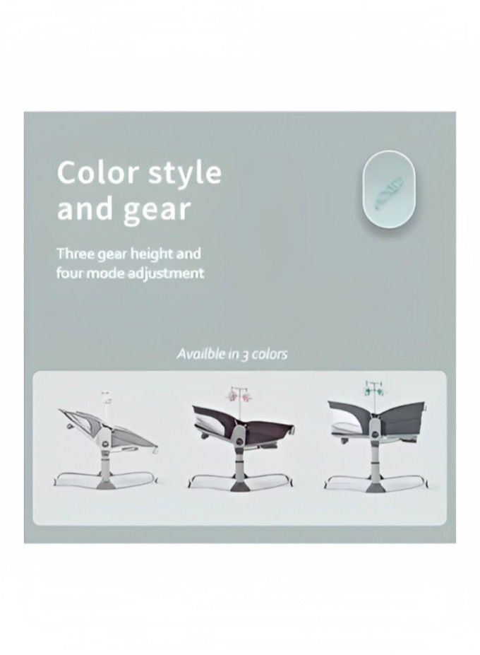 Toys4you - Baby Rocker Deluxe 6 In 1 Rocking Bassinet Multifunctional Bassinet For Newborn Boy Girl For The Age 0 To 12 Month - Image 1