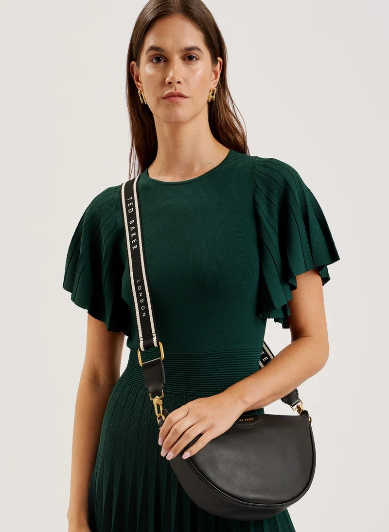 تيد بيكر Essina Webbing Half Moon Crossbody