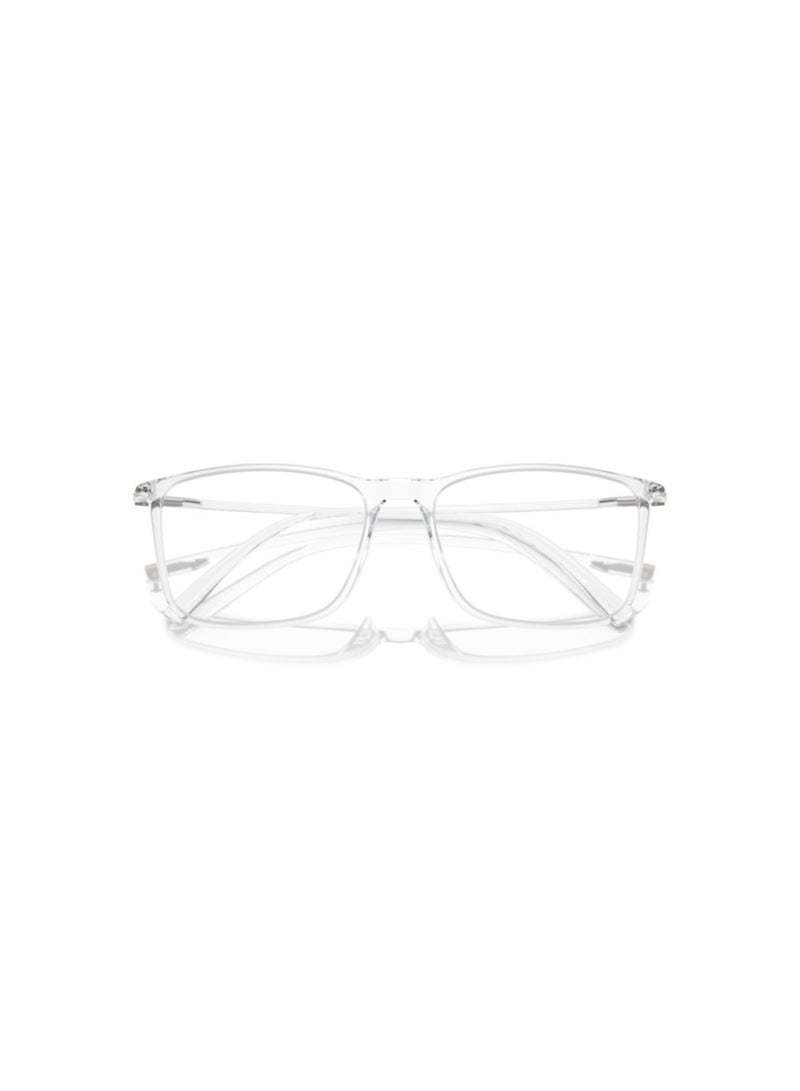 GIORGIO ARMANI Giorgio Armani Man Rectangular  Eyeglasses- Ar 7244U - Lense Size:53Mm - Crystal - Image 5