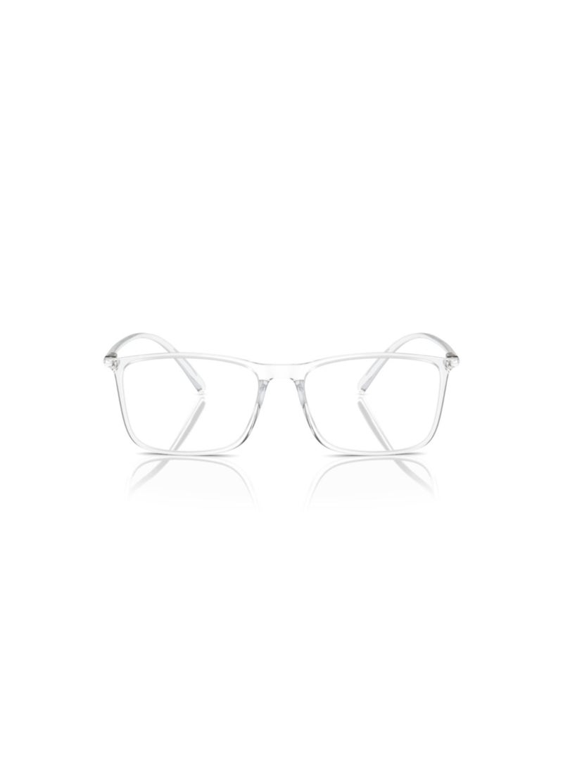 GIORGIO ARMANI Giorgio Armani Man Rectangular  Eyeglasses- Ar 7244U - Lense Size:53Mm - Crystal - Image 4