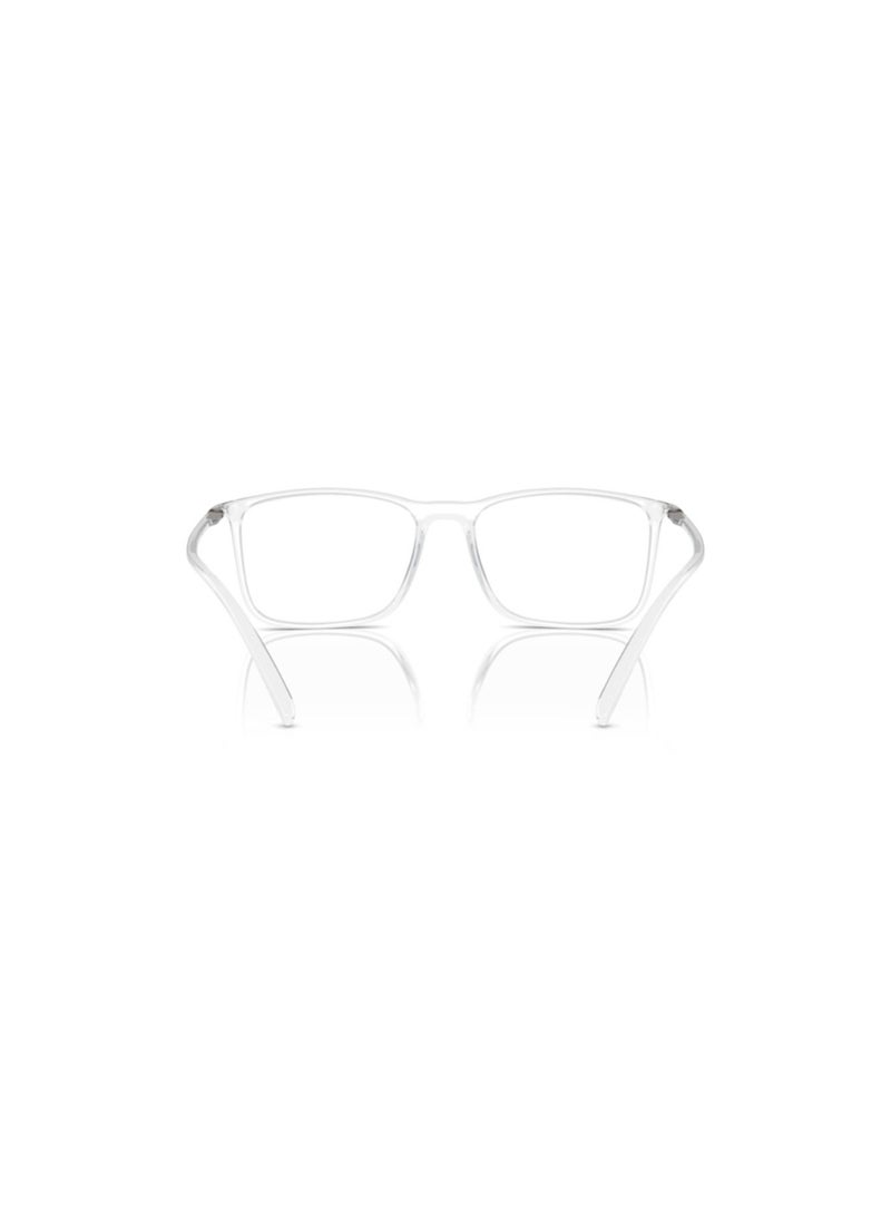GIORGIO ARMANI Giorgio Armani Man Rectangular  Eyeglasses- Ar 7244U - Lense Size:53Mm - Crystal - Image 3