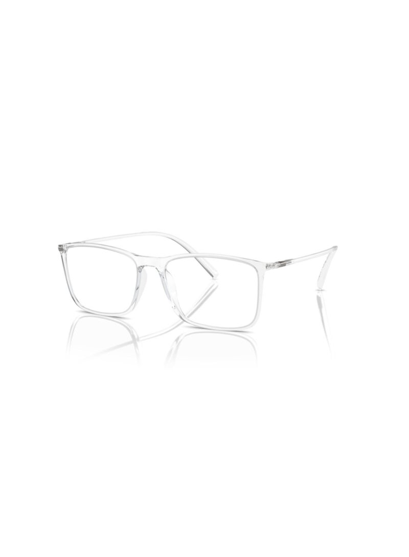 GIORGIO ARMANI Giorgio Armani Man Rectangular  Eyeglasses- Ar 7244U - Lense Size:53Mm - Crystal - Image 1
