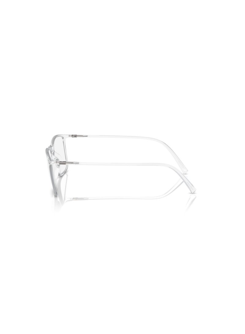 GIORGIO ARMANI Giorgio Armani Man Rectangular  Eyeglasses- Ar 7244U - Lense Size:53Mm - Crystal - Image 2
