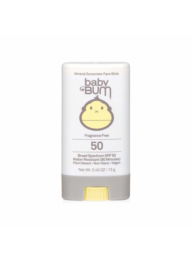 Sun Bum Baby SPF 50 Sunscreen Stick, Mineral Roll-On UVA/UVB Face and Body Protection for Sensitive Skin, Fragrance Free, Travel Size, Unscented, 0.45 Oz - Image 3