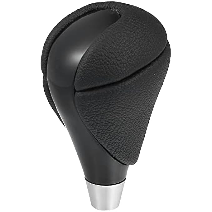 rayihni X AUTOHAUX Car Auto Automatic Gear Stick Shift Knob for Lexus ES350 20072015 GS450h 20072011 for Lexus RX450h Faux Leather Black - Image 1