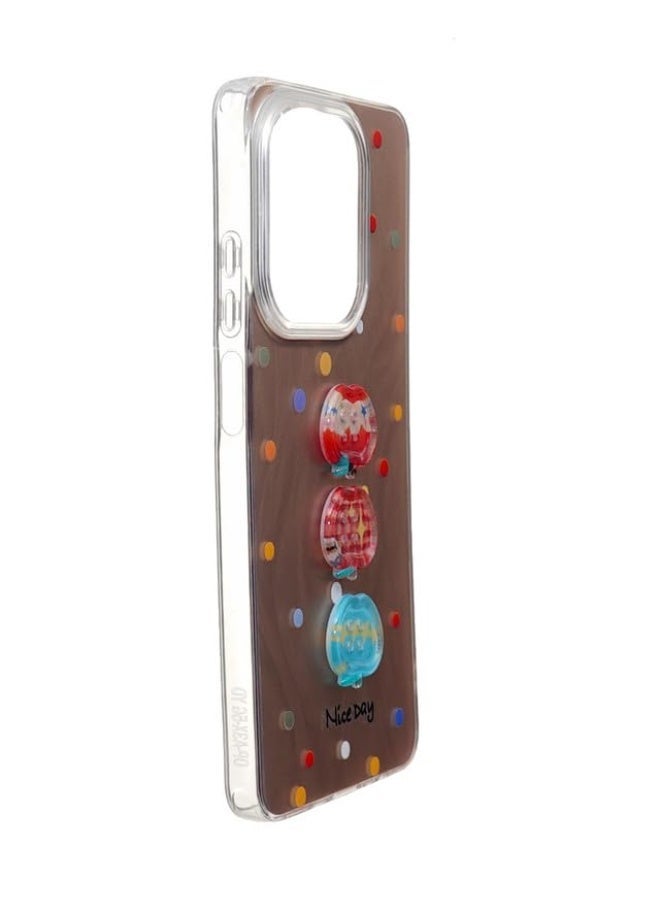 Plastic Back Cover For Oppo A3x, Multi Color - Image 3