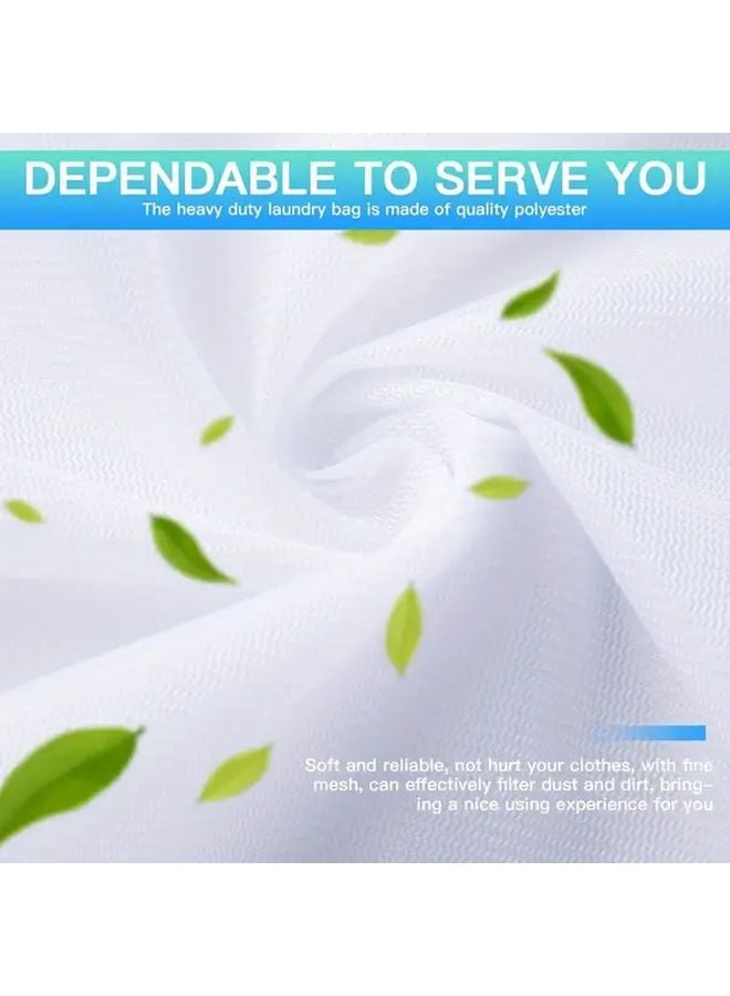 4pcs Jumbo Mesh Laundry Bags Large Zippered Garment Protector For Washer Dryer - Image 4